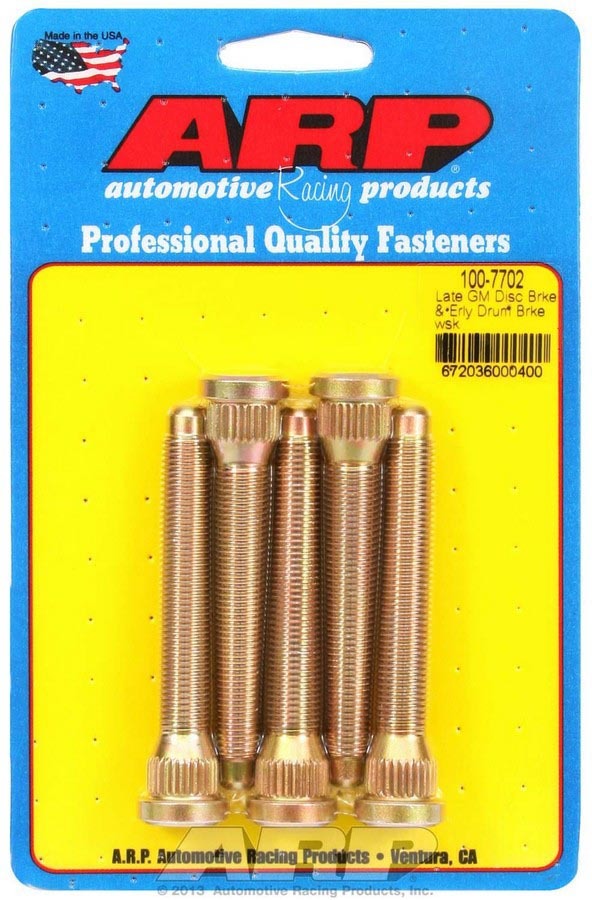 Auto Racing Products Wheel Stud Kit - 7/16-20 3.200/.580 Knurl (5)