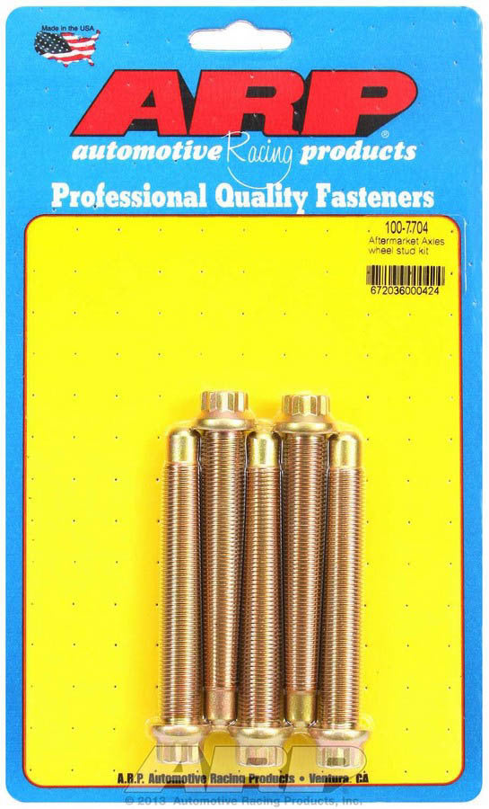 Auto Racing Products Wheel Stud Kit - 1/2-20 3.470 (5pk)