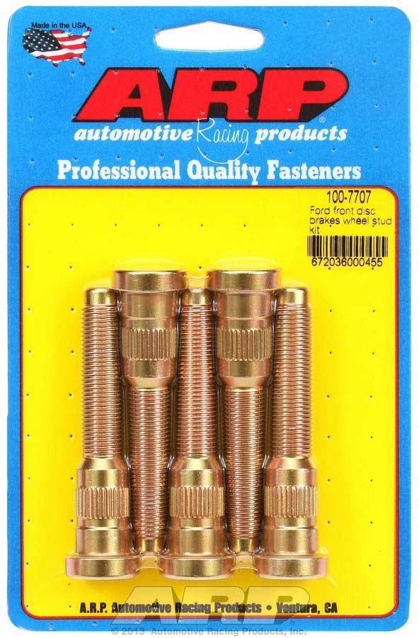 Auto Racing Products Wheel Stud Kit - 1/2-20 3.050/.618 Knurl (5)