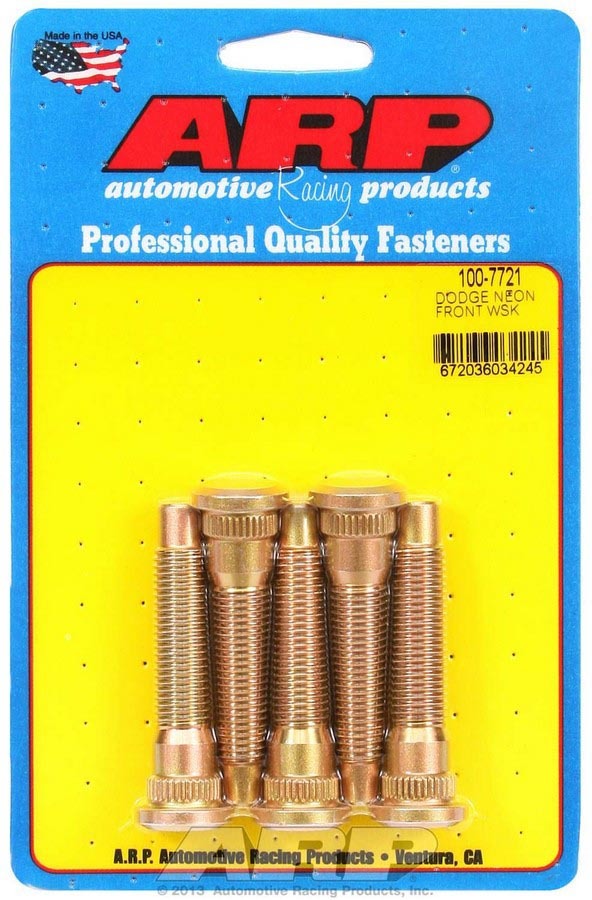 Auto Racing Products Wheel Stud Kit - Dodge Neon Front