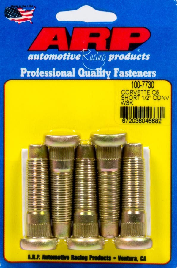 Auto Racing Products Wheel Stud Kit 5pk C5 Corvette 1/2-20 Conv.