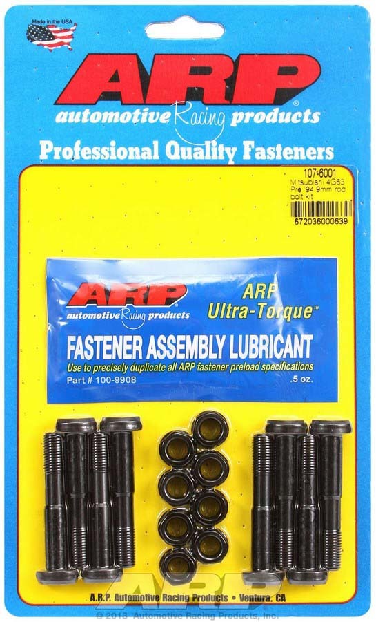 Auto Racing Products Mits. Rod Bolt Kit - Fits Pre '94 4G63
