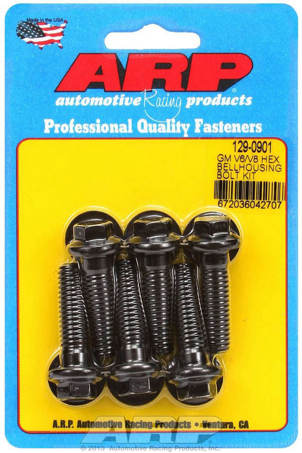 Auto Racing Products Bellhousing Bolt Kit - 6pt. GM V6/V8