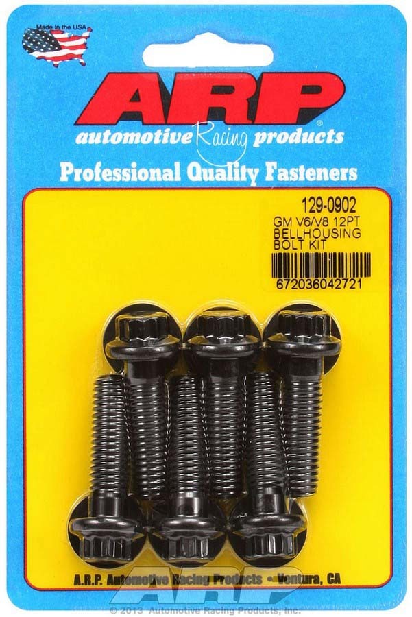 Auto Racing Products Bellhousing Bolt Kit - 12pt. GM V6/V8