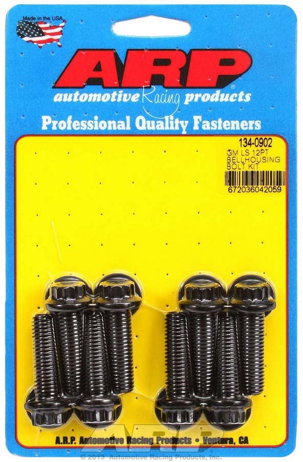 Auto Racing Products Bellhousing Bolt Kit - 12pt. GM LS