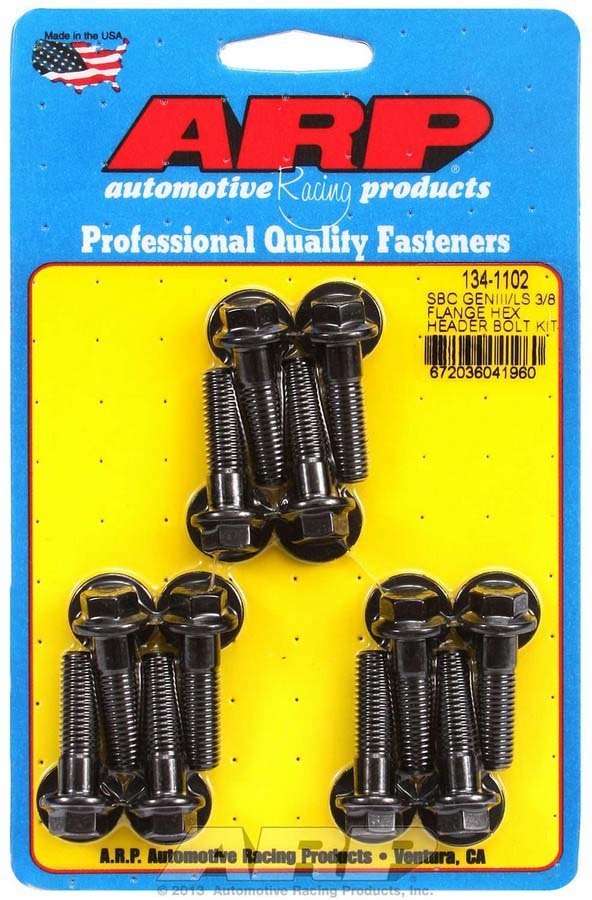 Auto Racing Products Header Bolt Kit - 6pt. GM LS