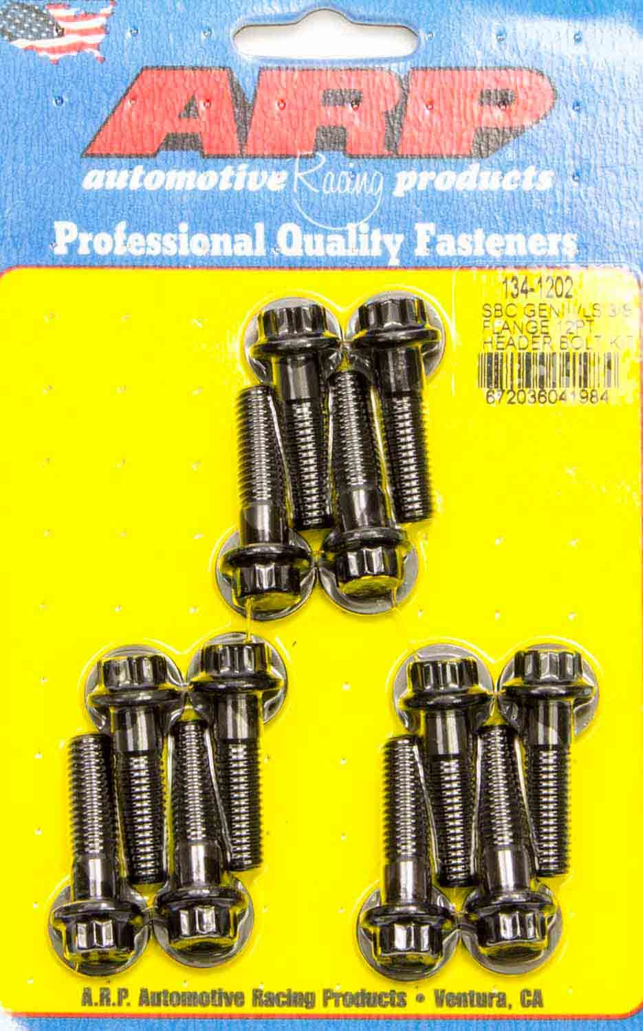 Auto Racing Products Header Bolt Kit - 12pt. GM LS