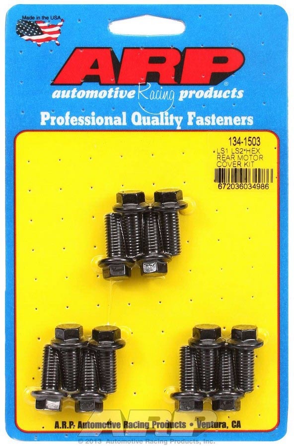 Auto Racing Products Rear Motor Cover Bolt Kit - 6pt. LS1/LS2