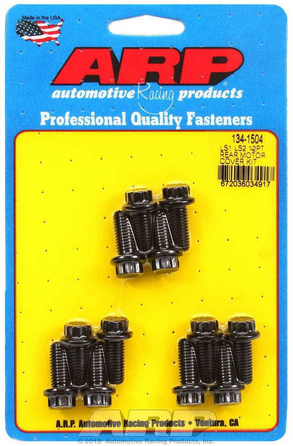 Auto Racing Products Rear Motor Cover Bolt Kit - 12pt. LS1/LS2