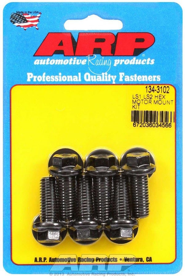 Auto Racing Products Motor Mount Bolt Kit 6pt. LS1/LS2