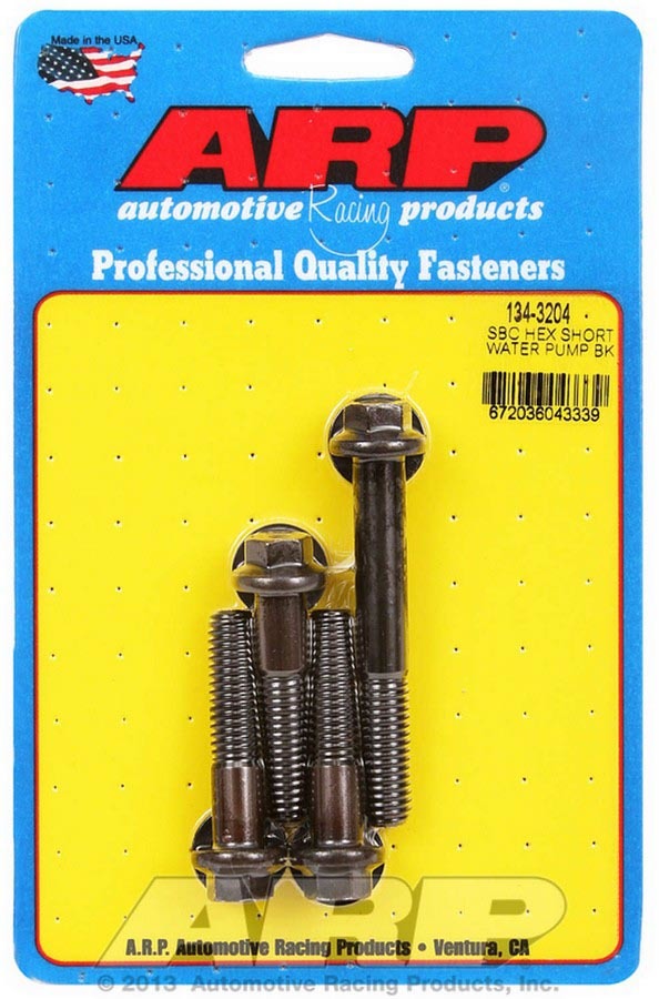 Auto Racing Products SBC 6pt Short W/P Bolt Kit