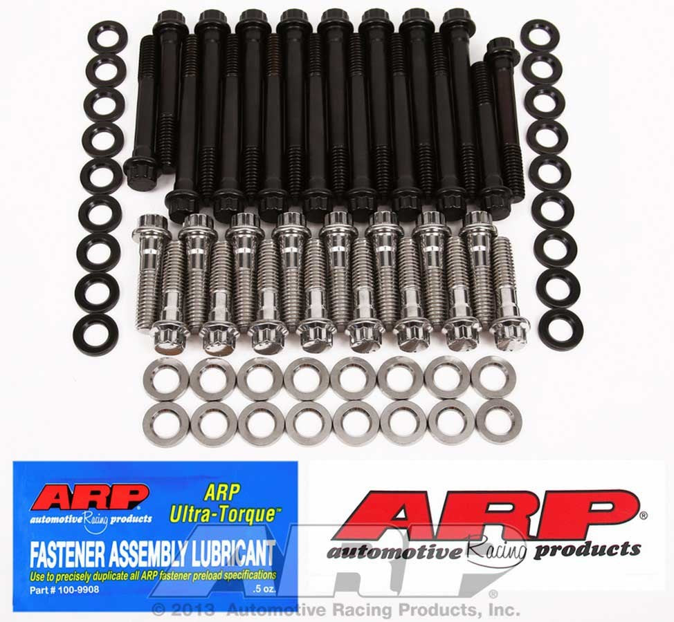 Kit de tornillos de culata SBC de 12 puntos para Auto Racing Products.