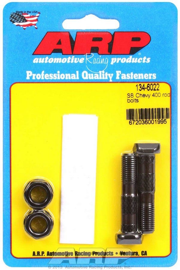 Auto Racing Products SBC Rod Bolt Kit - Fits 400 (2-Pack)