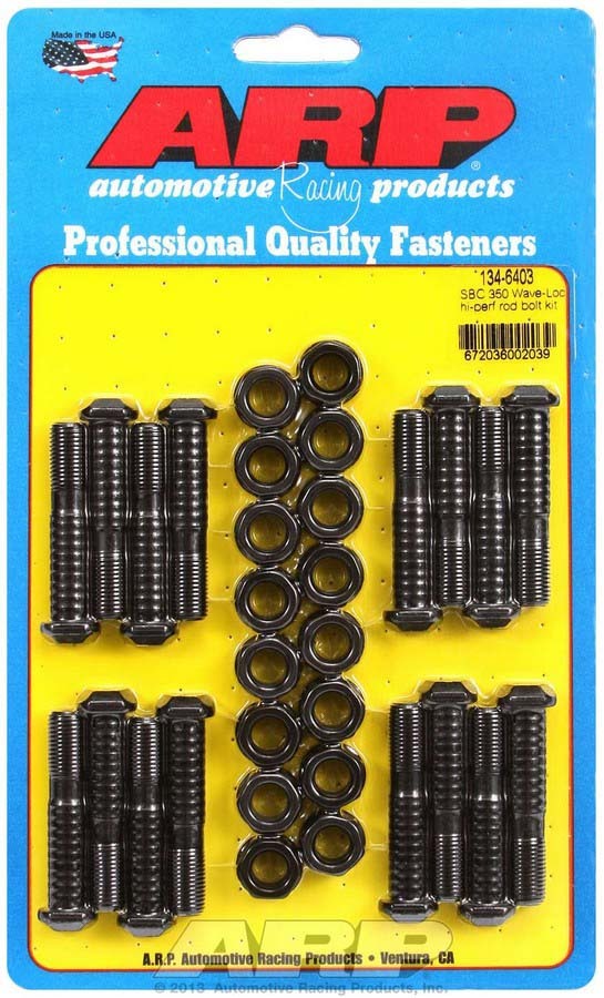 Auto Racing Products SBC Rod Bolt Kit - Fits 305/307/350 L/J Engines