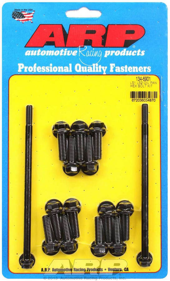 Auto Racing Products LS1/LS2 Oil Pan Bolt Kit 6pt.