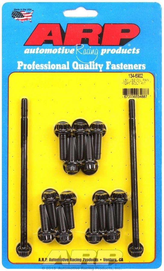 Auto Racing Products LS1/LS2 Oil Pan Bolt Kit 12pt.