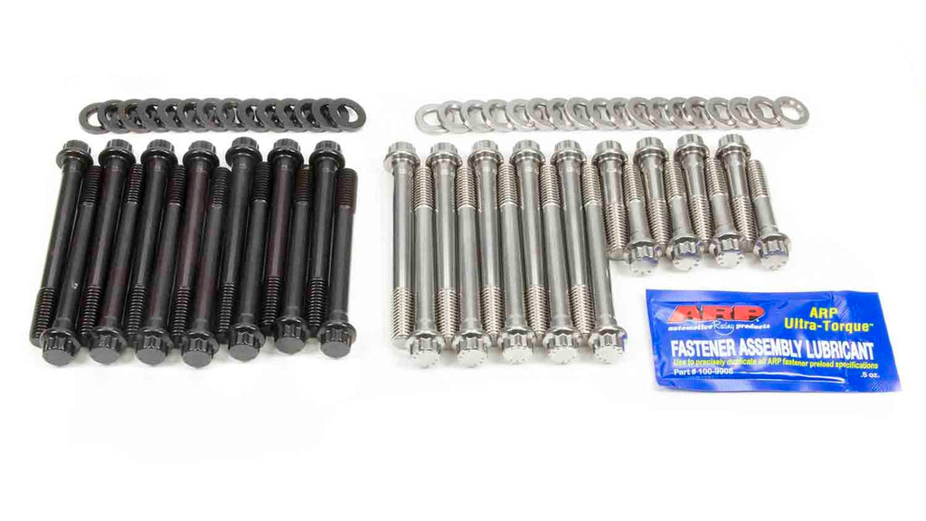 Auto Racing Products BBC Head Bolt Kit 12pt w/S.S.Outer Bolts