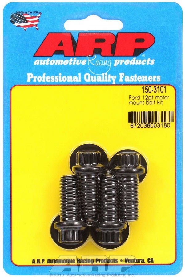 Auto Racing Products SBF Windsor Motor Mount Bolt Kit 12pt.