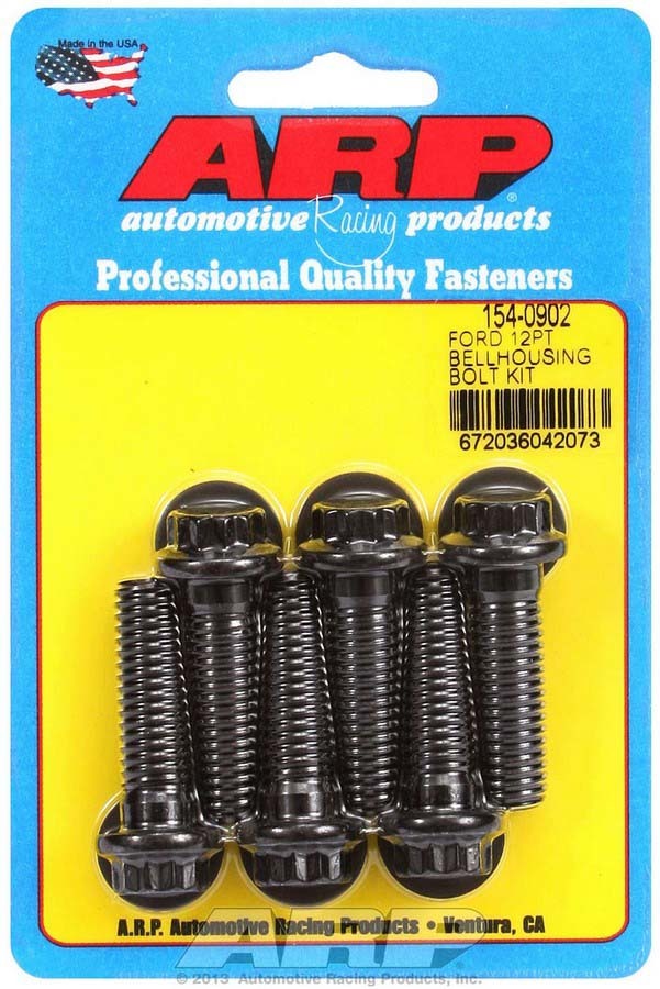 Auto Racing Products Bellhousing Bolt Kit - 12pt. Ford