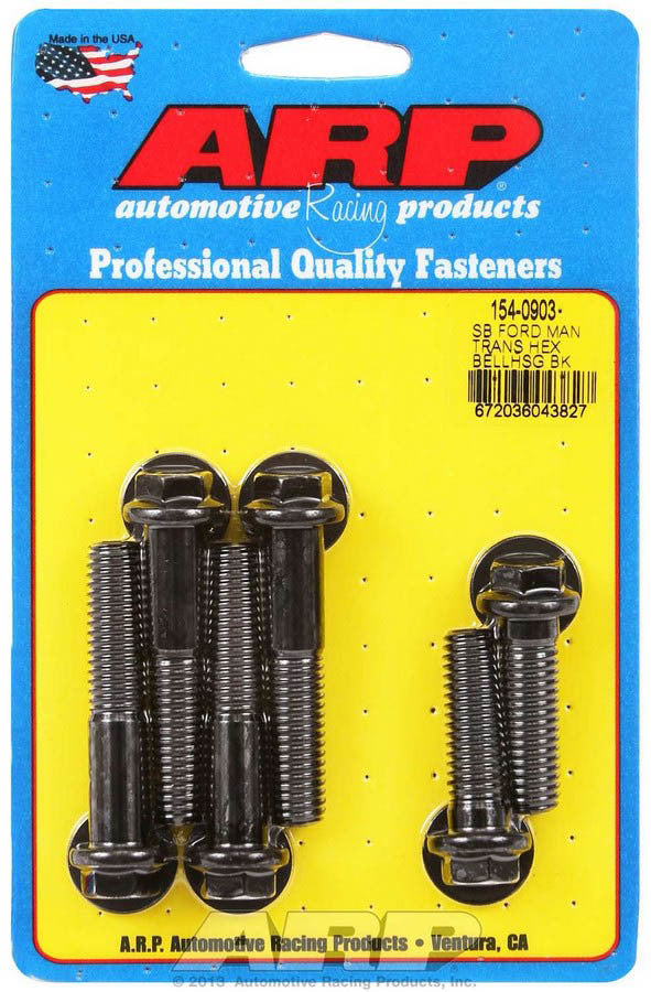 Auto Racing Products Bellhousing 6pt Bolt Kit SBF w/Manual Trans