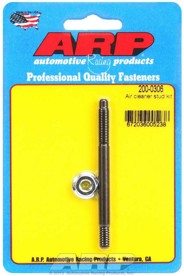 Auto Racing Products Air Cleaner Stud Kit 1/4 x 3.200