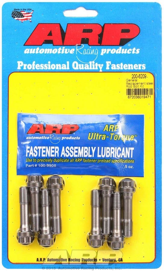 Auto Racing Products Replacement Rod Bolt Kit 3/8 (8)