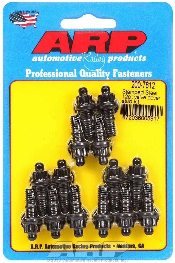 Auto Racing Products Valve Cover Stud Kit 1/4 12pt. (14)