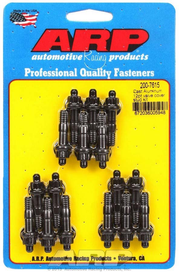 Auto Racing Products Valve Cover Stud Kit 1/4 12pt. (16)