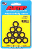 Auto Racing Products Black Washers - 7/16 ID x 3/4 OD (10)