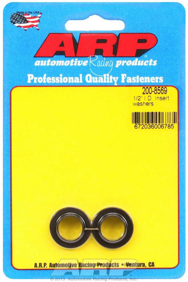 Auto Racing Products Insert Washers 1/2in ID .567in OD Black Oxide