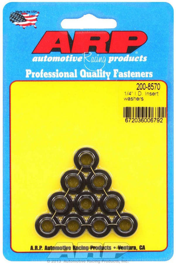 Auto Racing Products Insert Washers - 1/4 ID (10)