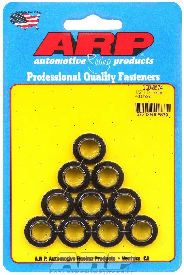 Auto Racing Products Insert Washers - 1/2 ID (10)