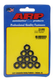 Auto Racing Products 1/4 ID x .550 OD Black Washers No-Chamfer 10pk