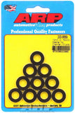 Auto Racing Products Black Washers - 10mm ID x 3/4 OD (10)