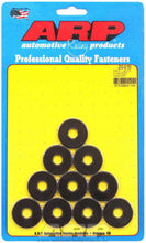 Cargar imagen en el visor de la galería, Auto Racing Products Black Washers - 3/8 ID x 1.200 OD w/Chamfer 10pk