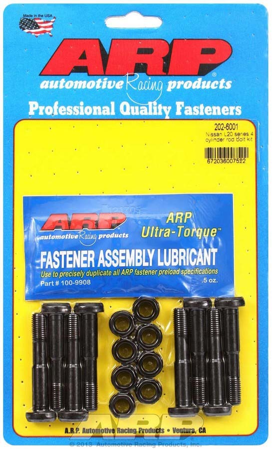 Auto Racing Products Nissan Rod Bolt Kit - Fits L20 4-Cylinder