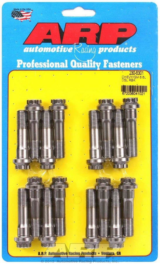 Auto Racing Products GM Rod Bolt Kit - Fits 6.6L Duramax