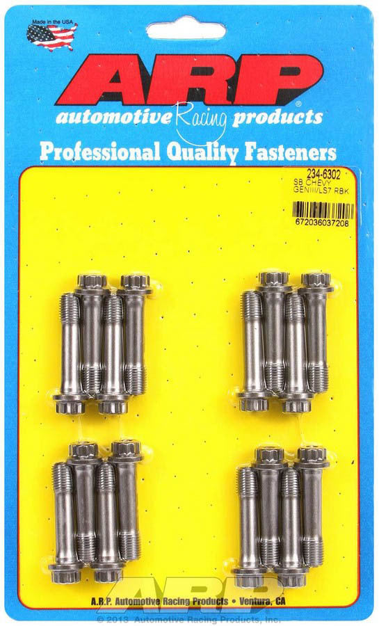 Auto Racing Products SBC Rod Bolt Kit - Fits GM LS7 2000 Series