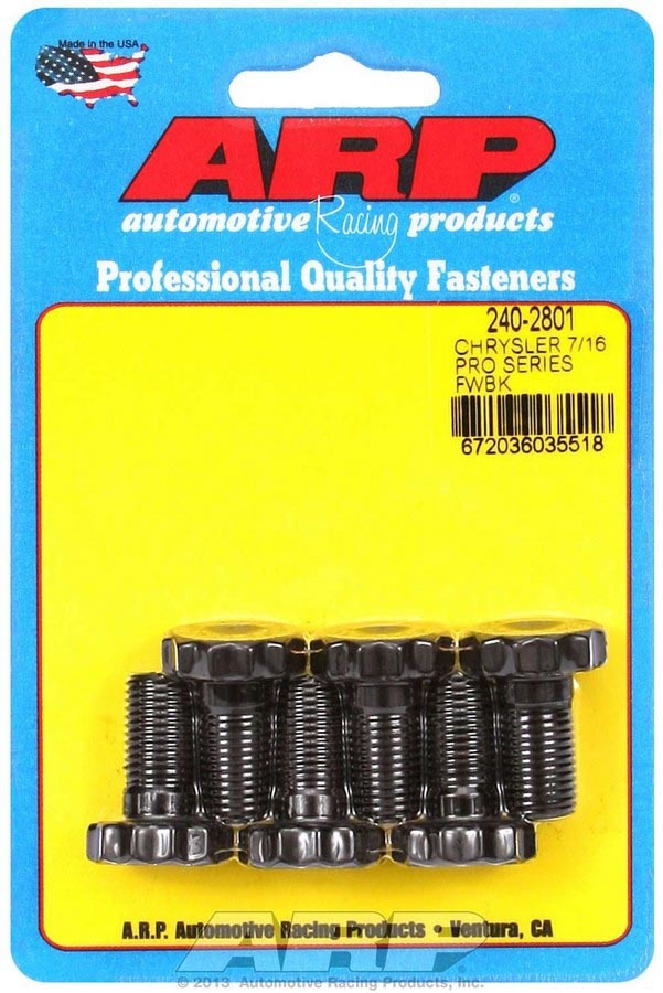 Auto Racing Products Mopar Flywheel Bolt Kit - 7/16