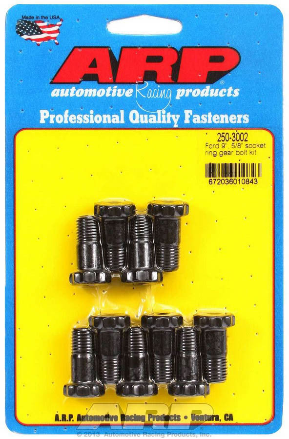 Auto Racing Products Ford 9in Ring Gear Bolt Kit .940 UHL