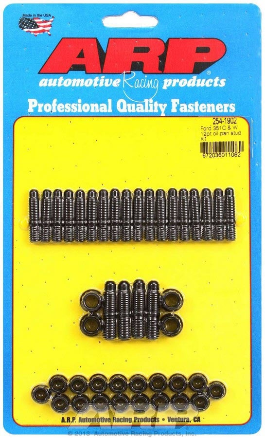 Auto Racing Products SBF Oil Pan Stud Kit 12pt 302/351W Late Model