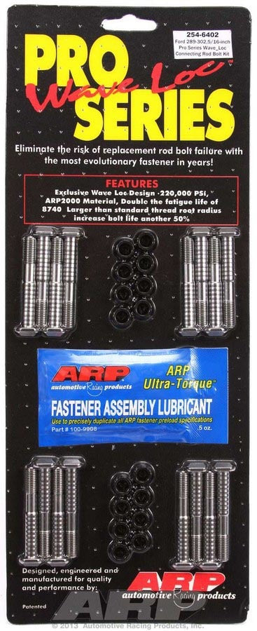 Auto Racing Products SBF Rod Bolt Kit - Fits 289-302 w/5/16in