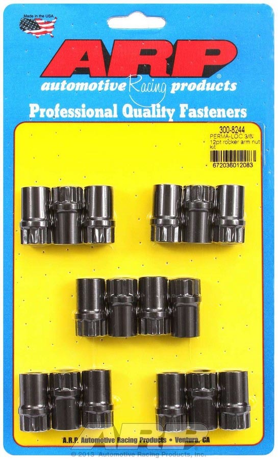 Auto Racing Products Rocker Arm Nut Kit - 3/8 (16)