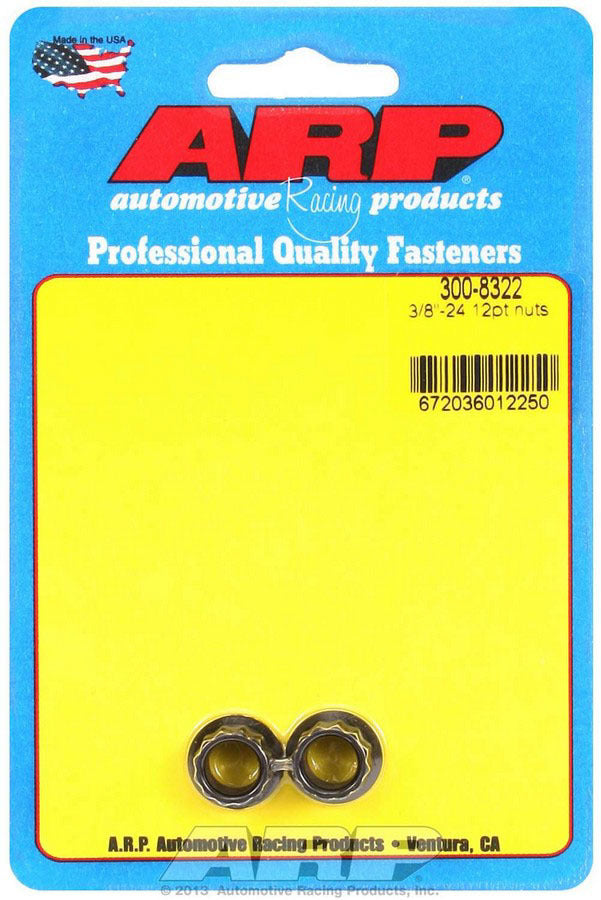 Auto Racing Products 3/8-24 12pt. Nuts (2)