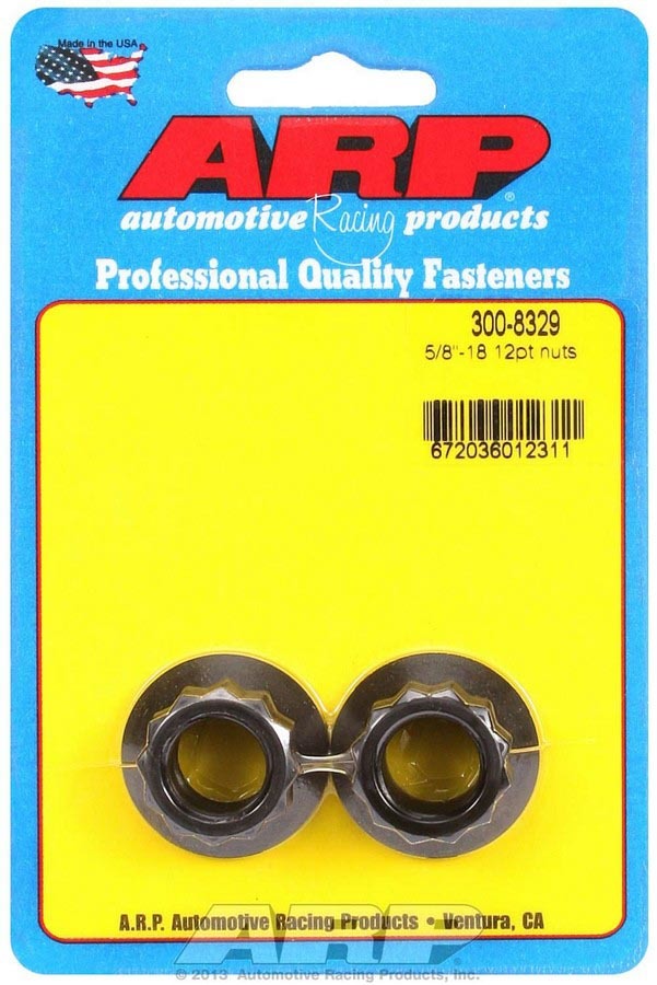 Auto Racing Products 5/8-18 12pt. Nuts (2)