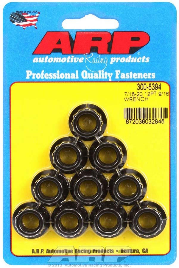 Auto Racing Products 7/16-20 12pt. Nuts (10)