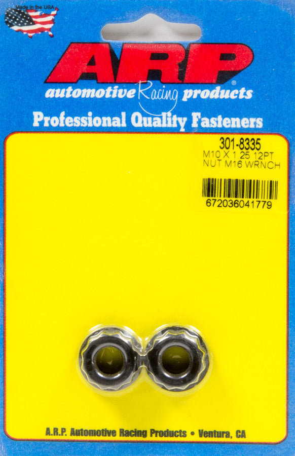 Auto Racing Products 10mm x 1.25 12pt Nuts (2pk)