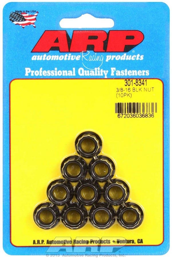 Auto Racing Products 3/8-16 12pt. Nuts (10)