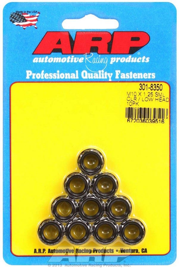 Auto Racing Products 10mm x 1.25 12pt Nuts 10pk