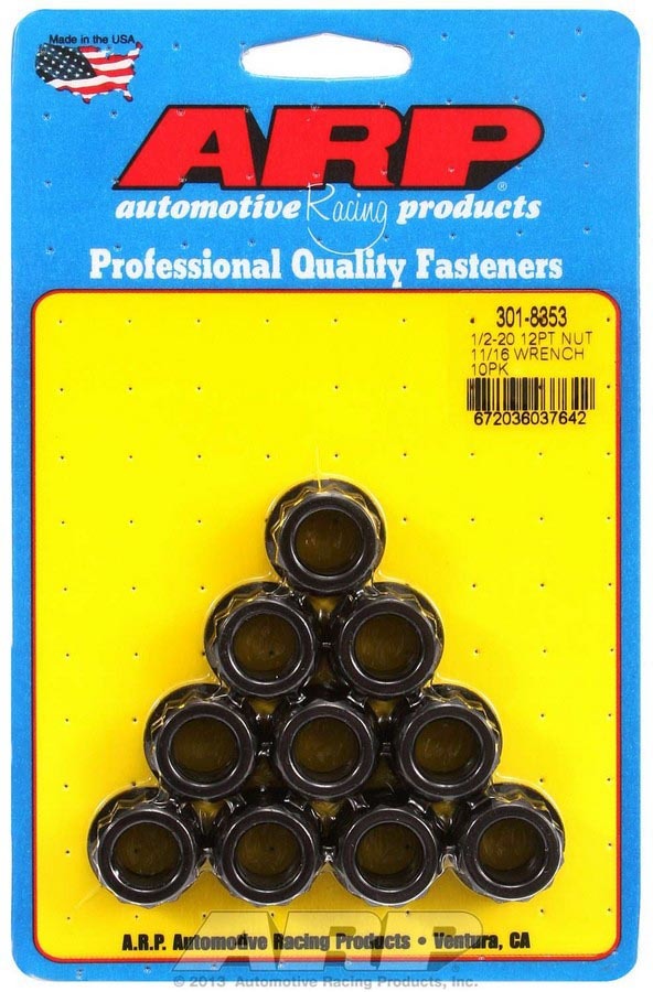 Auto Racing Products 1/2-20 12pt Nuts (10pk)